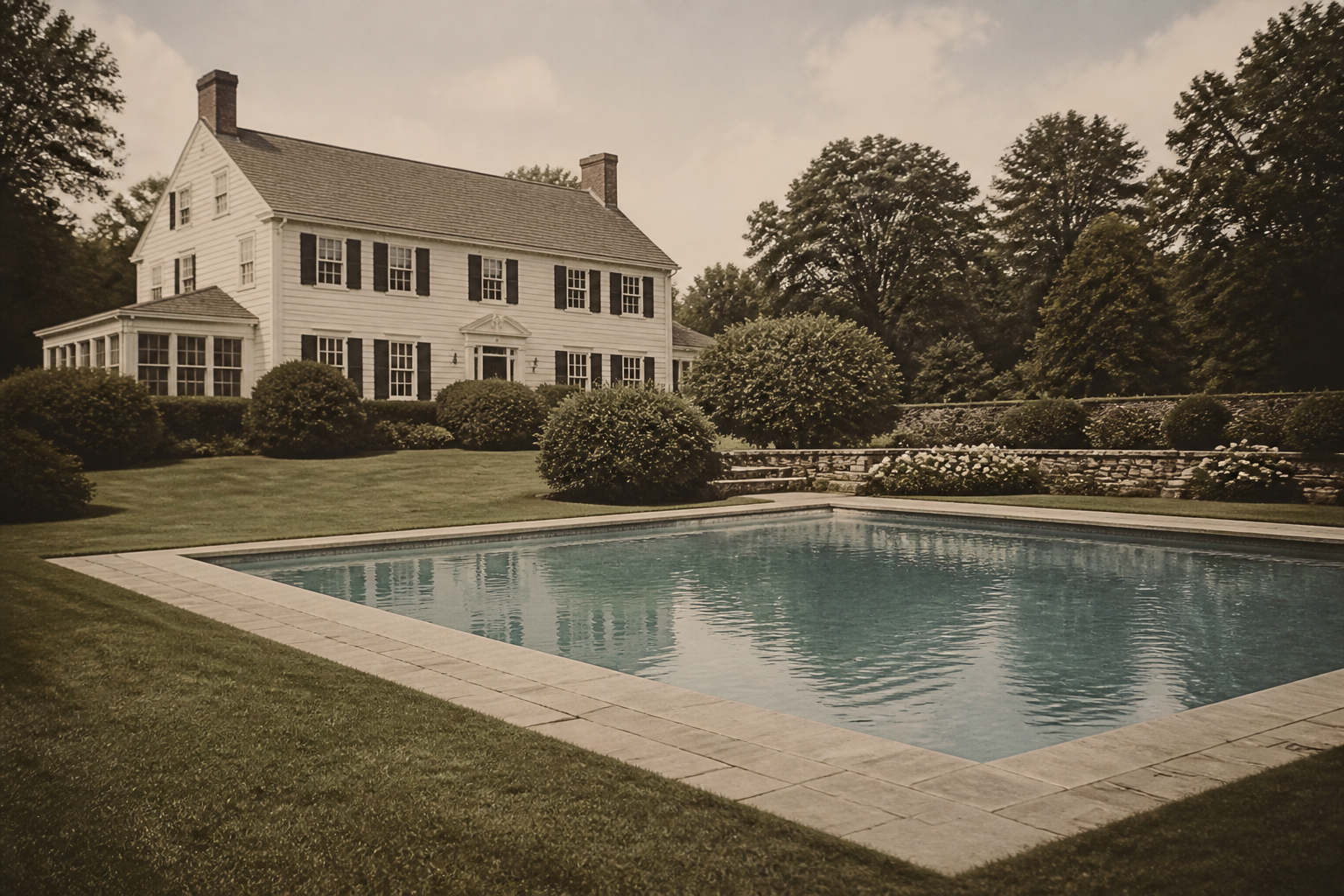 Classic New England residential pool — D'Andrea family legacy since 1967
